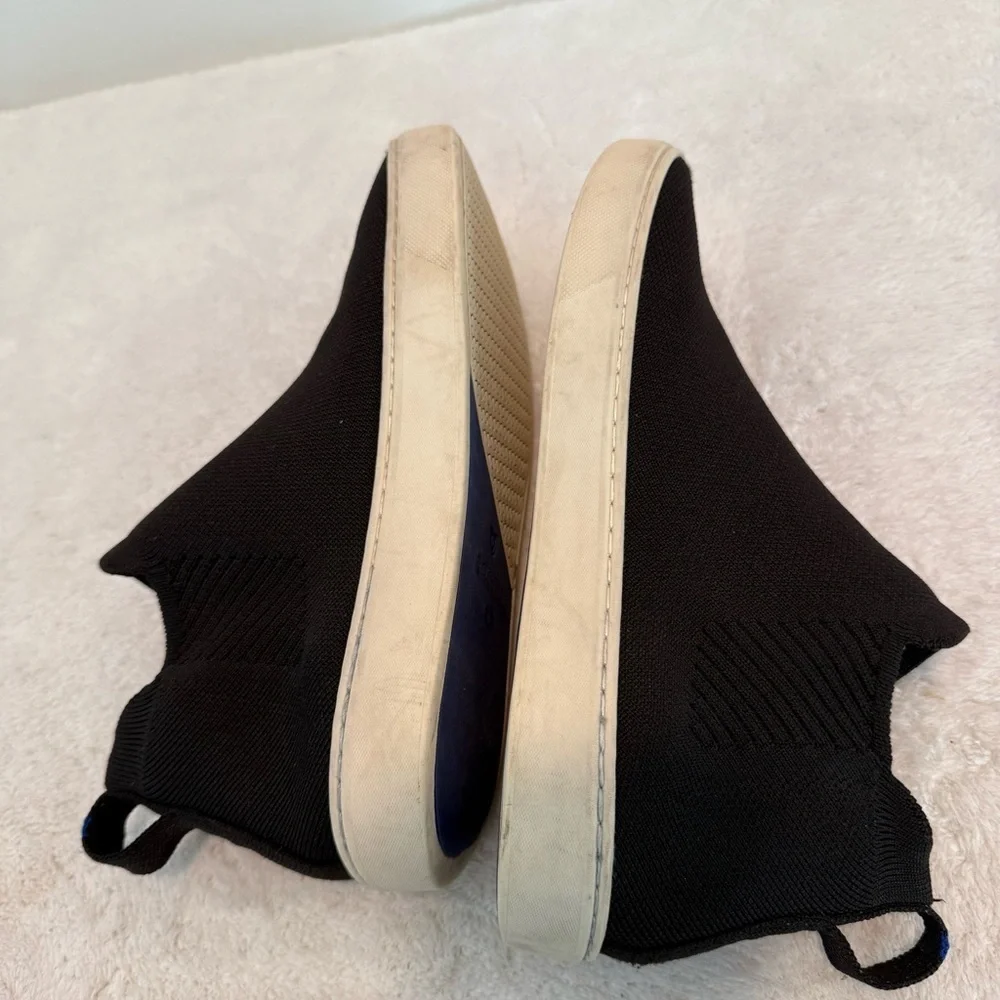 Rothy's CHELSEA Black Ankle Boot Sz M8